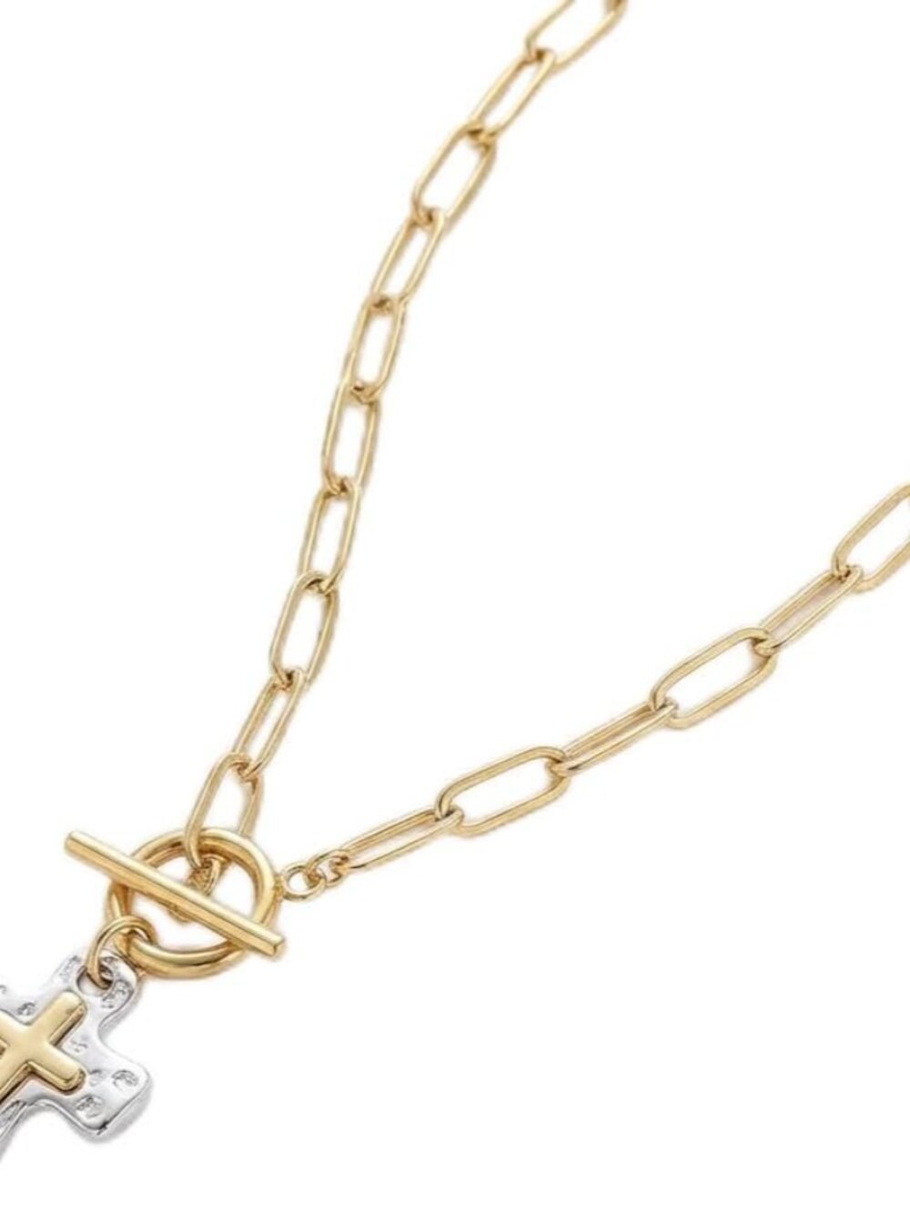 Gold Layered stacked Necklaces for women 3PS Chunky Statement Necklaces Stack Mi
